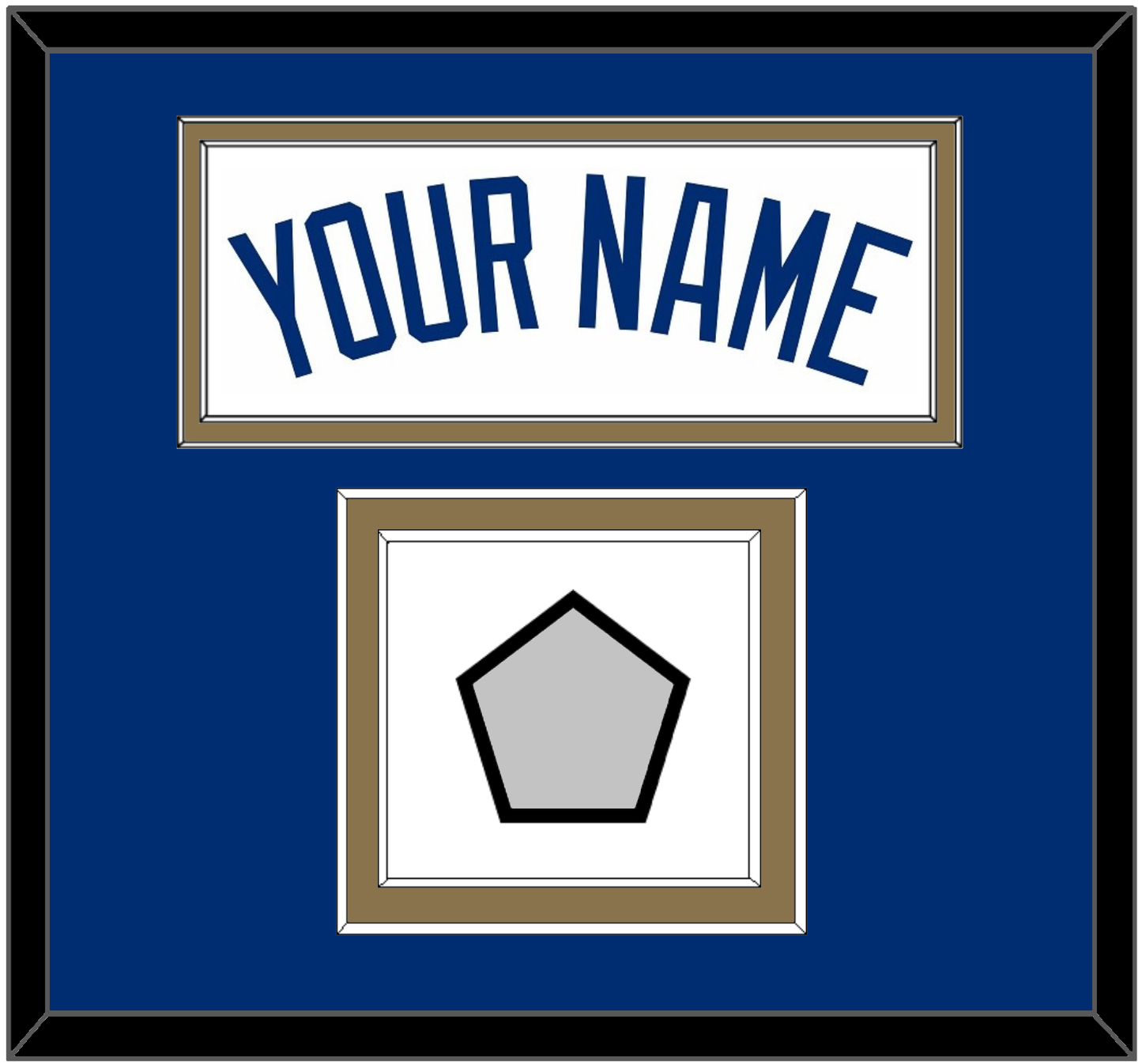 Kansas City Name & 2015 World Series Champions Patch - Home White - Signature Tier 2