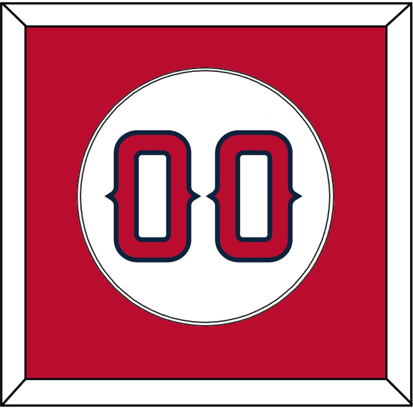 Los Angeles Number - Home White (2002-2023) - Single Mat 1