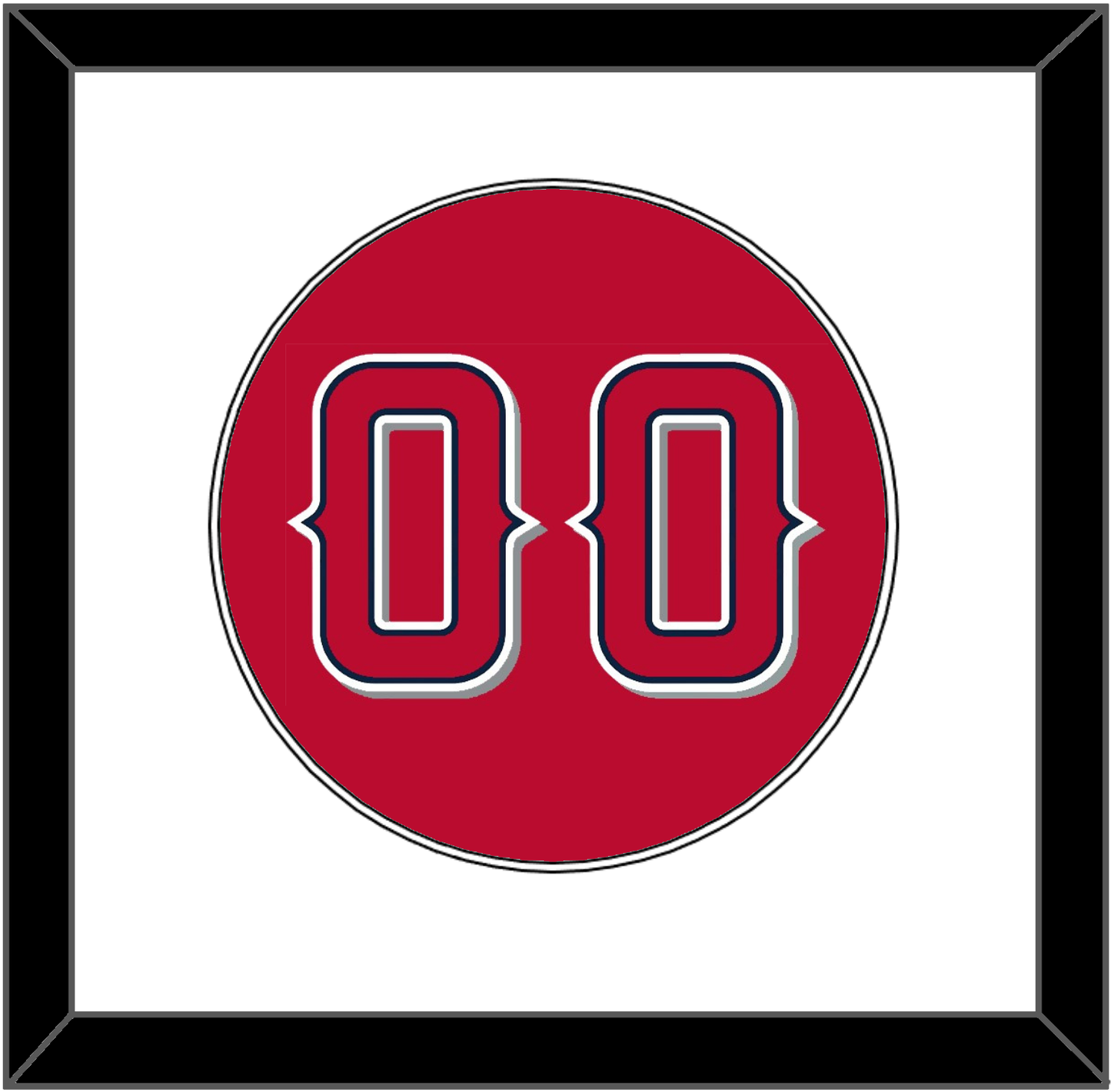 Los Angeles Number - Alternate Red (2012-2020) - Essential Tier 1