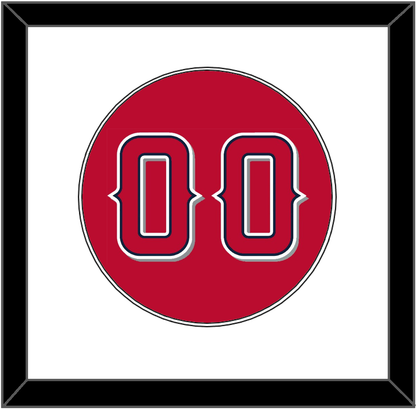 Los Angeles Number - Alternate Red (2012-2020) - Essential Tier 1