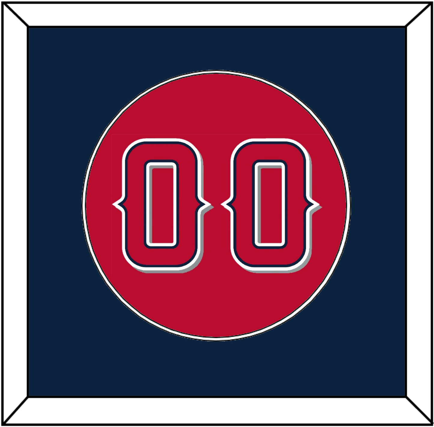 Los Angeles Number - Alternate Red (2012-2020) - Essential Tier 2