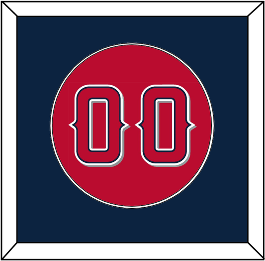 Los Angeles Number - Alternate Red (2012-2020) - Essential Tier 2
