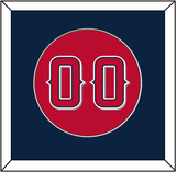 Los Angeles Number - Alternate Red (2012-2020) - Single Mat 2