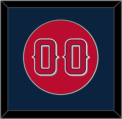 Los Angeles Number - Alternate Red (2012-2020) - Essential Tier 2