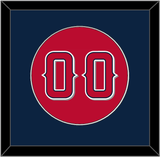 Los Angeles Number - Alternate Red (2012-2020) - Single Mat 2