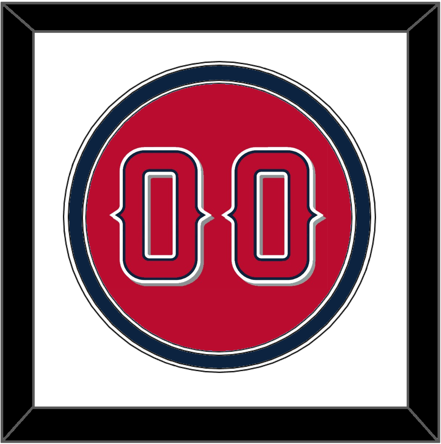Los Angeles Number - Alternate Red (2012-2020) - Signature Tier 1