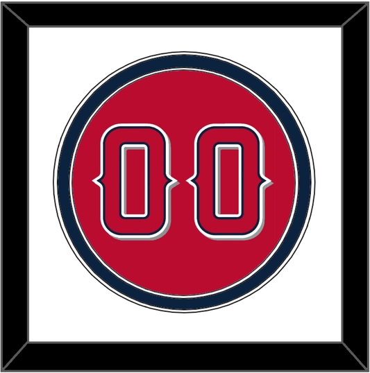 Los Angeles Number - Alternate Red (2012-2020) - Signature Tier 1