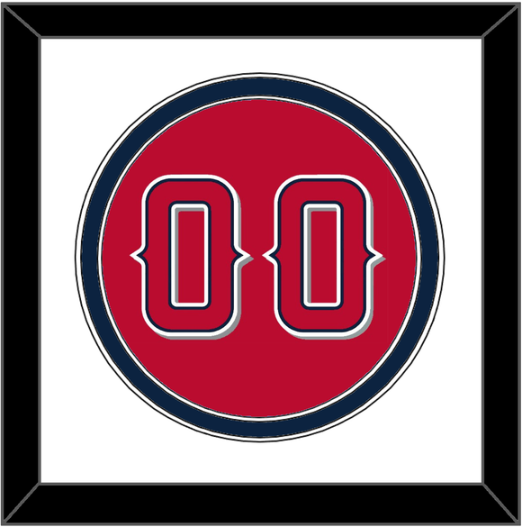 Los Angeles Number - Alternate Red - Double Mat 1
