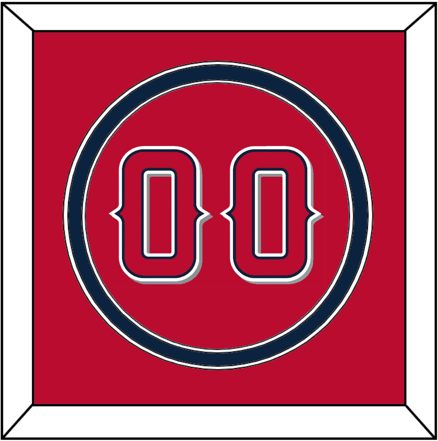 Los Angeles Number - Alternate Red (2012-2020) - Signature Tier 2
