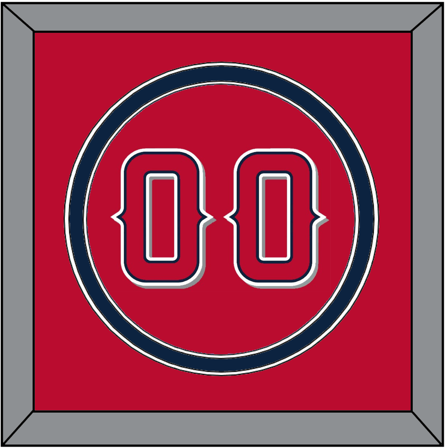 Los Angeles Number - Alternate Red (2012-2020) - Signature Tier 2