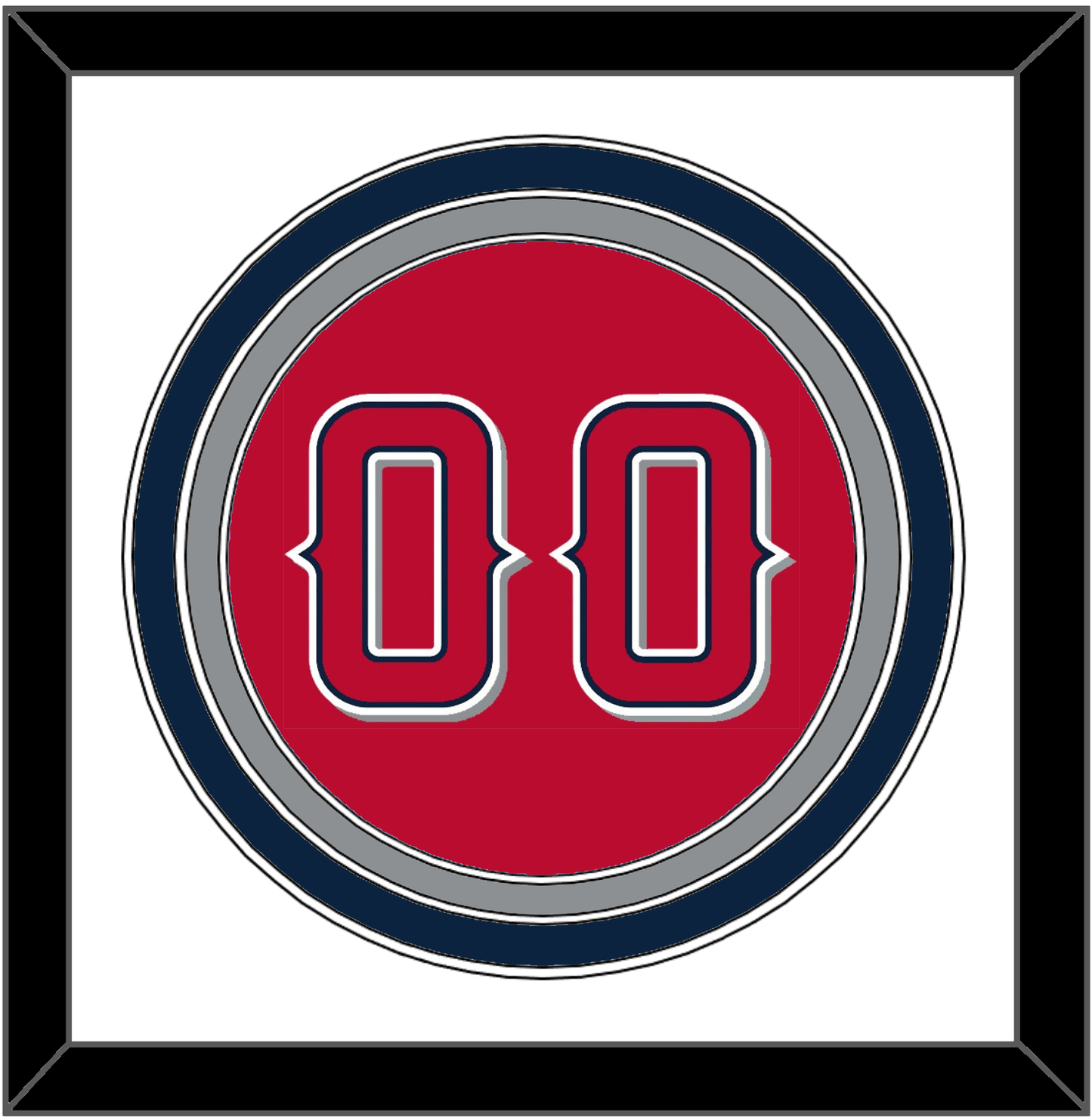 Los Angeles Number - Alternate Red (2012-2020) - Premier Tier 1