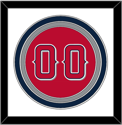 Los Angeles Number - Alternate Red (2012-2020) - Premier Tier 1