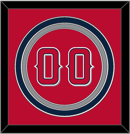 Los Angeles Number - Alternate Red (2012-2020) - Premier Tier 2