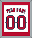 Los Angeles Name & Number - Home White (2002-2023) - Single Mat 1