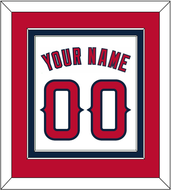 Los Angeles Name & Number - Home White - Double Mat 2