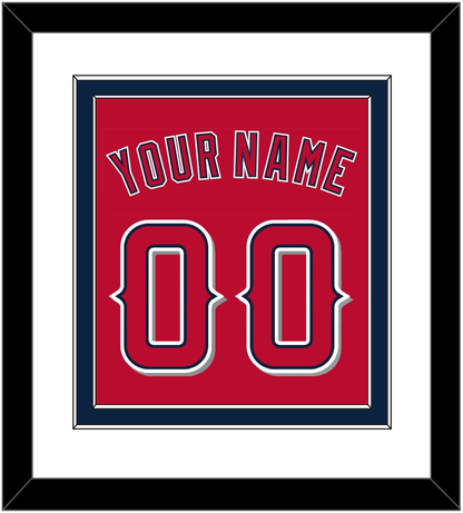 Los Angeles Name & Number - Alternate Red (2012-2020) - Signature Tier 1