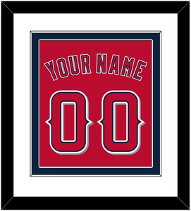 Los Angeles Name & Number - Alternate Red (2012-2020) - Double Mat 1