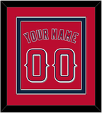 Los Angeles Name & Number - Alternate Red (2012-2020) - Double Mat 2