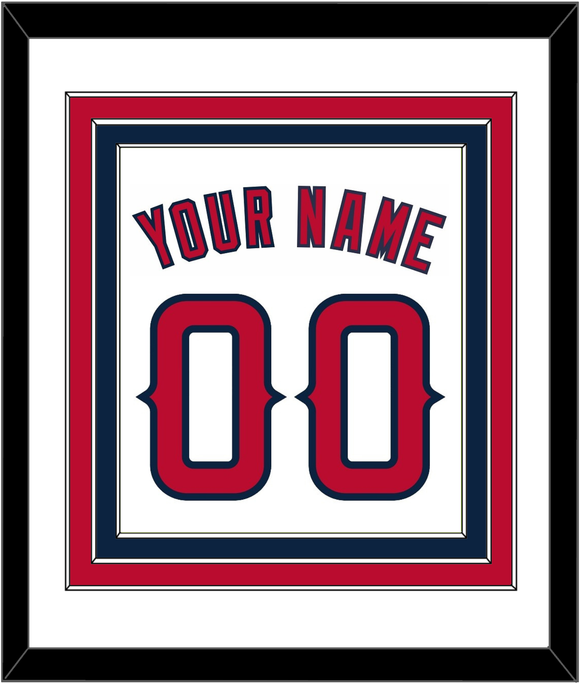 Los Angeles Name & Number - Home White (2002-2023) - Triple Mat 1