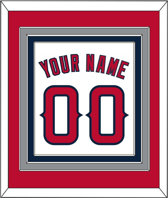 Los Angeles Name & Number - Home White (2002-2023) - Triple Mat 2