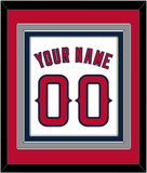 Los Angeles Name & Number - Home White (2002-2023) - Triple Mat 2