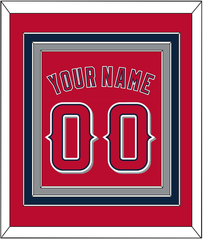 Los Angeles Name & Number - Alternate Red (2012-2020) - Premier Tier 2