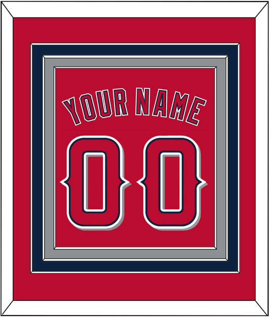 Los Angeles Name & Number - Alternate Red (2012-2020) - Premier Tier 2