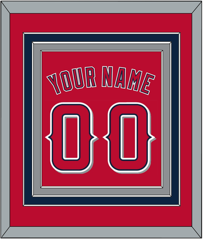 Los Angeles Name & Number - Alternate Red (2012-2020) - Premier Tier 2