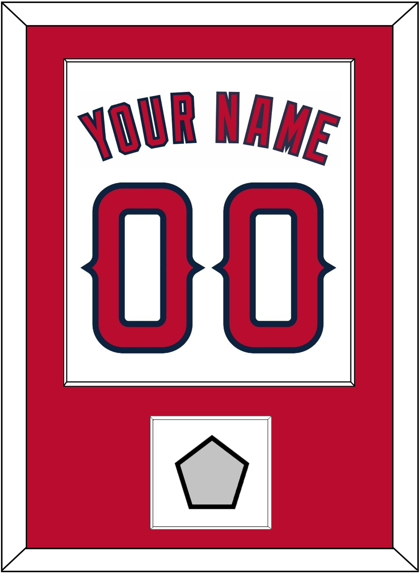 Los Angeles Name, Number & World Series Patch - Home White (2002-2023) - Essential Tier 1