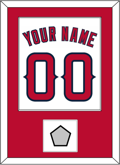 Los Angeles Name, Number & World Series Patch - Home White (2002-2023) - Essential Tier 1