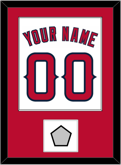 Los Angeles Name, Number & World Series Patch - Home White (2002-2023) - Essential Tier 1