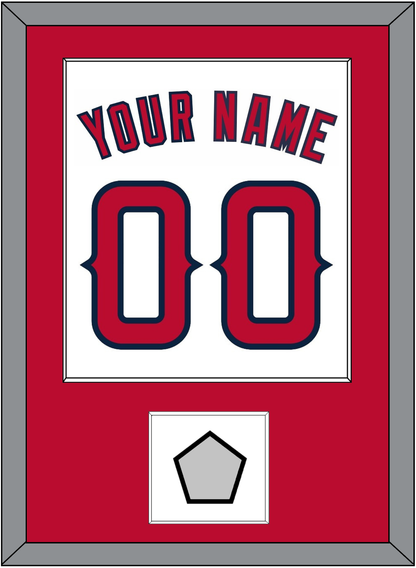 Los Angeles Name, Number & World Series Patch - Home White (2002-2023) - Essential Tier 1