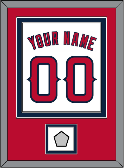 Los Angeles Name, Number & World Series Patch - Home White (2002-2023) - Signature Tier 2