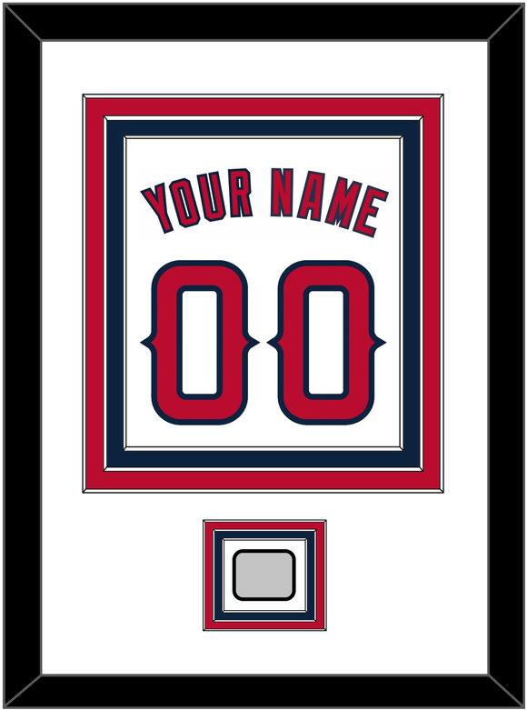 Los Angeles Name, Number & World Series Patch - Home White (2002-2023) - Triple Mat 1