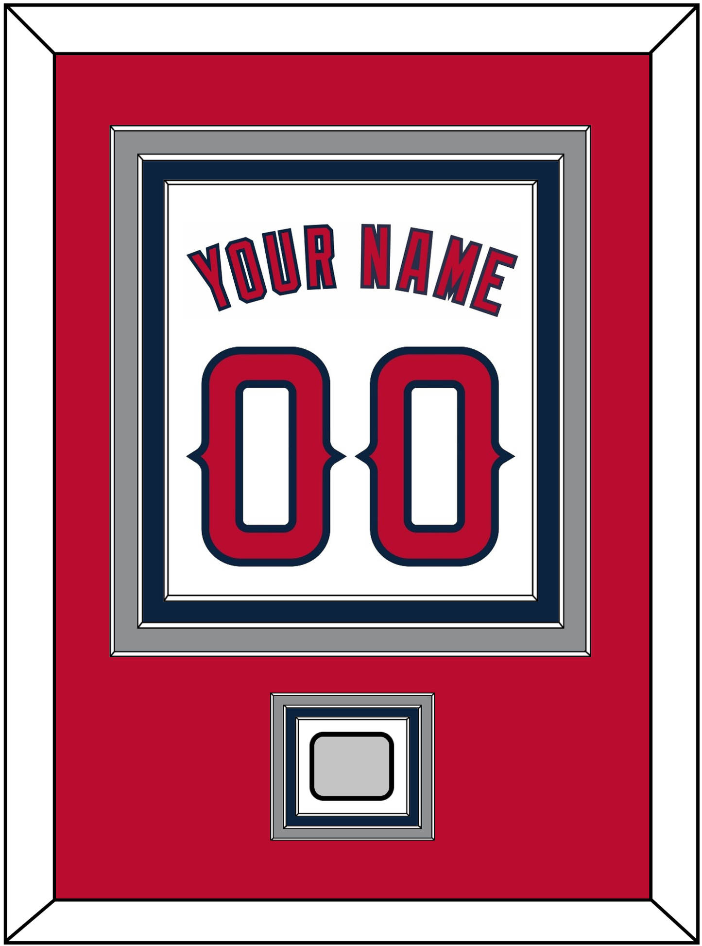 Los Angeles Name, Number & World Series Patch - Home White (2002-2023) - Premier Tier 2