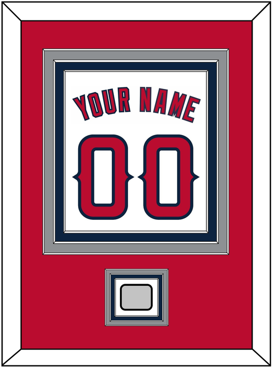 Los Angeles Name, Number & World Series Patch - Home White (2002-2023) - Premier Tier 2