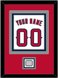 Los Angeles Name, Number & World Series Patch - Home White (2002-2023) - Triple Mat 2