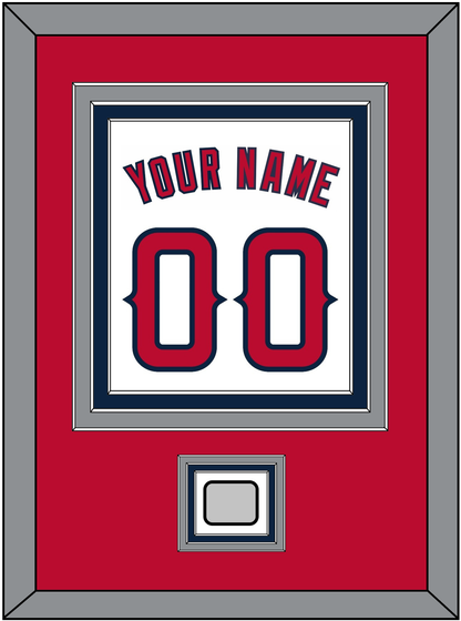 Los Angeles Name, Number & World Series Patch - Home White (2002-2023) - Premier Tier 2