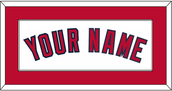 Los Angeles Name - Home White (2002-2023) - Single Mat 1