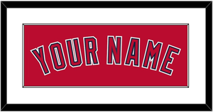 Los Angeles Name - Alternate Red (2012-2020) - Single Mat 1