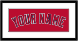 Los Angeles Name - Alternate Red (2012-2020) - Single Mat 1