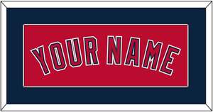 Los Angeles Name - Alternate Red (2012-2020) - Single Mat 2