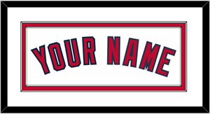 Los Angeles Name - Home White (2002-2023) - Double Mat 1