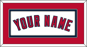 Los Angeles Name - Home White (2002-2023) - Double Mat 2