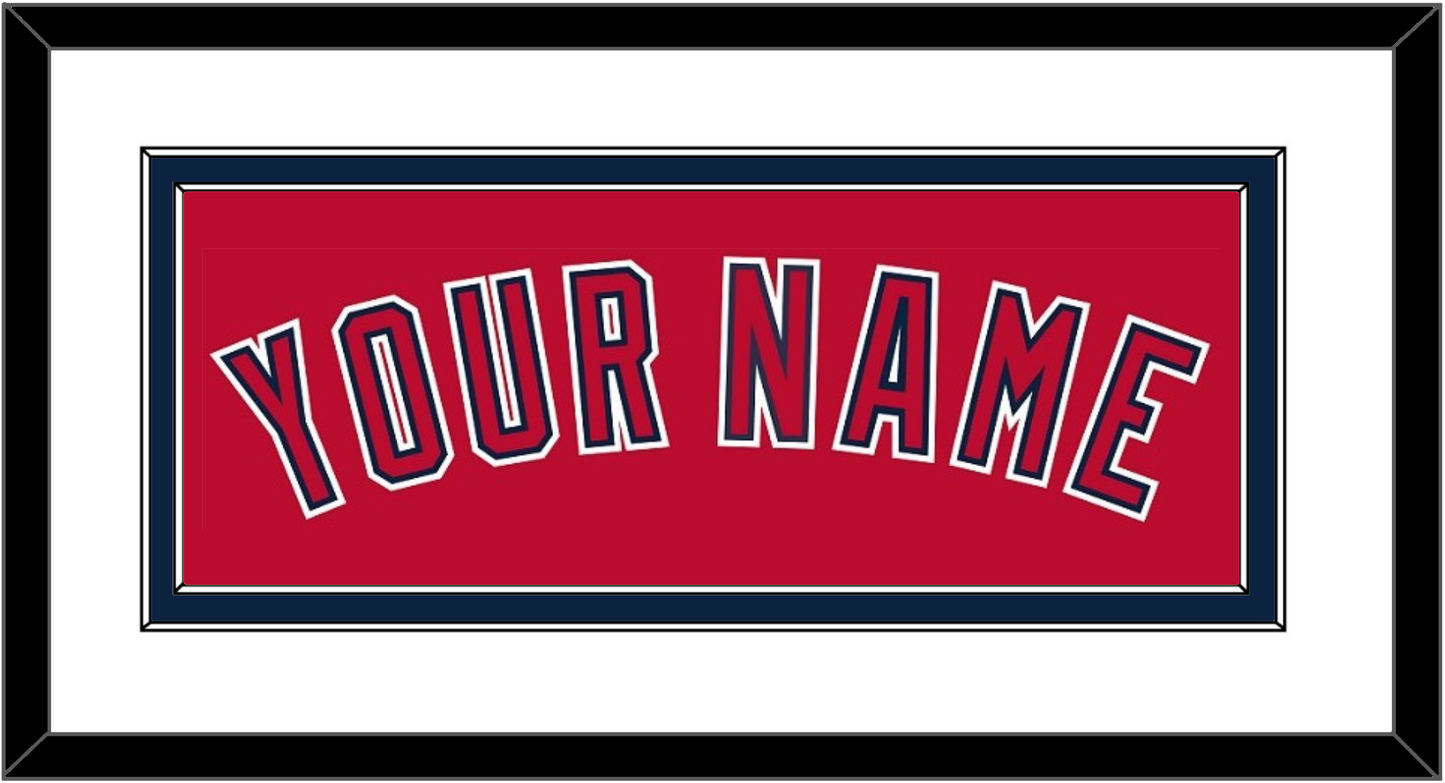 Los Angeles Name - Alternate Red (2012-2020) - Signature Tier 1