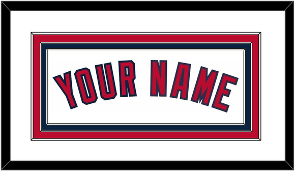 Los Angeles Name - Home White (2002-2023) - Triple Mat 1