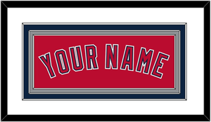 Los Angeles Name - Alternate Red (2012-2020) - Triple Mat 1