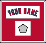 Los Angeles Name & World Series Patch - Home White (2002-2023) - Single Mat 1