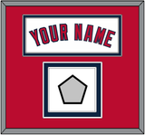 Los Angeles Name & World Series Patch - Home White (2002-2023) - Double Mat 2