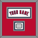 Los Angeles Name & World Series Patch - Home White (2002-2023) - Triple Mat 2